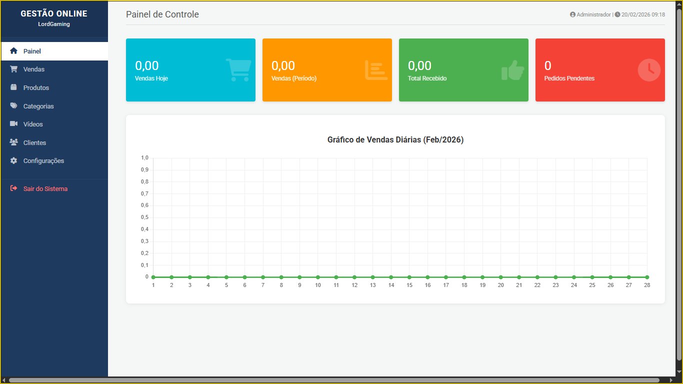 🚀 SISTEMA DE VENDAS E PAGAMENTOS – LORDGAMING V5